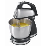 Hamilton Beach 64650 6-Speed Classic Stand Mixer, Stainless Steel